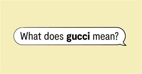 define gucci|gucci drug slang.